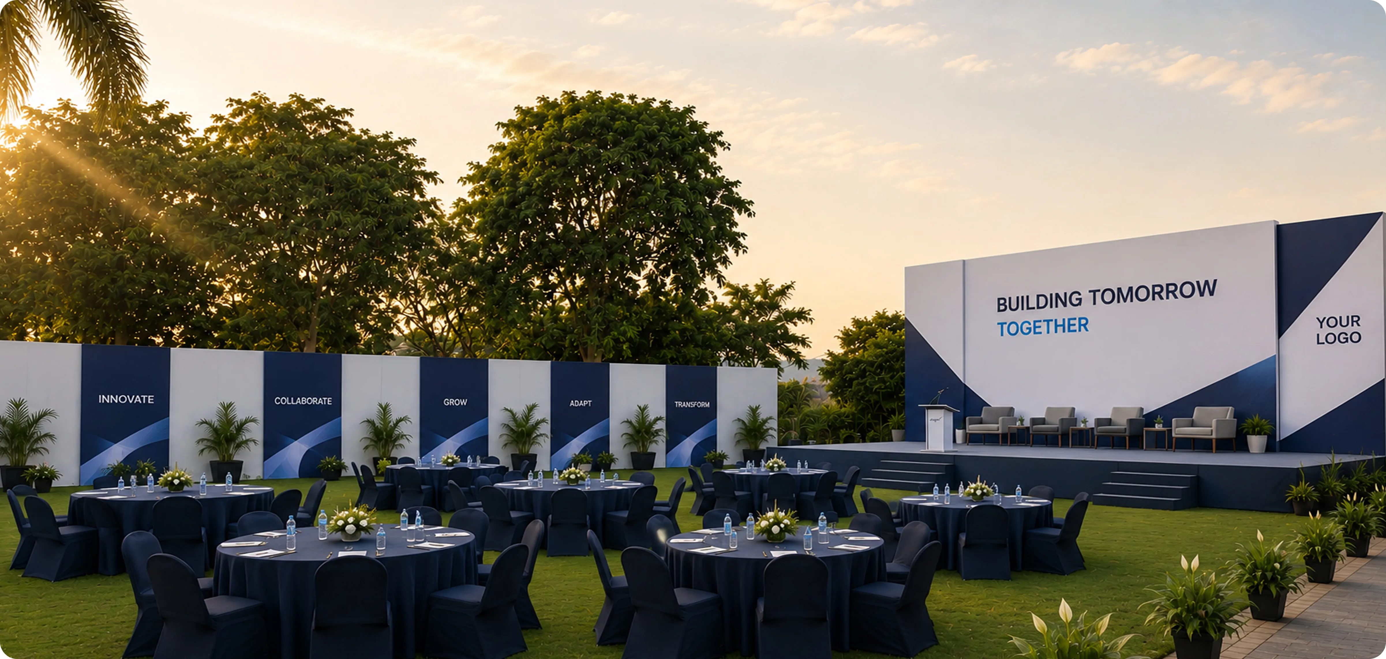 The Grand Green outdoor lawn